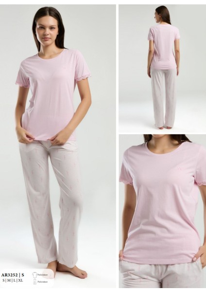 Iç Giyim Arnetta Kısa Kol Ikili Pijama Takımı