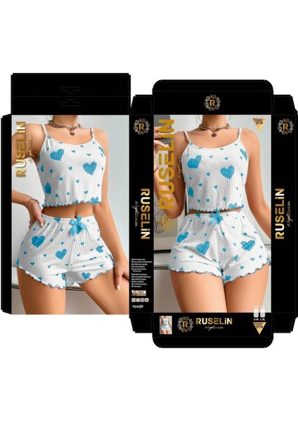 Iç Giyim Ruselin Şortlu Pijama Takım