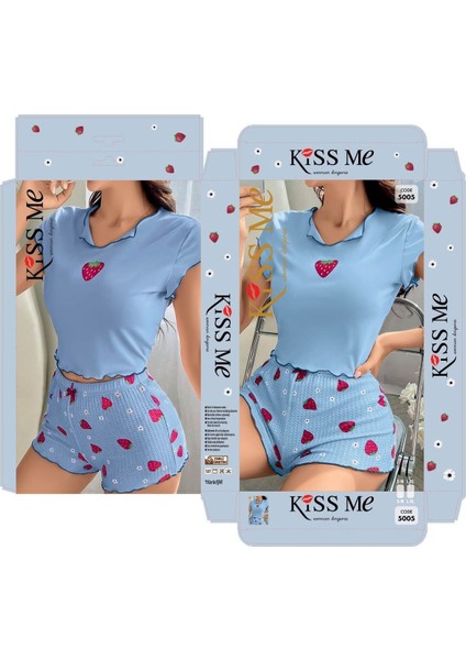 Iç Giyim Ruselin Şortlu Pijama Takım