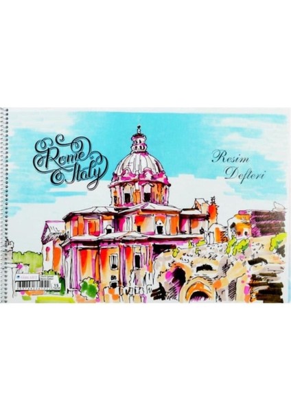 3'lü Boyama Seti, Kuru Pastel Keçeli, 25X35, 15 Yaprak Resim Defteri indirimleri