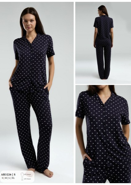 Iç Giyim Arnetta Kısa Kol Ikili Pijama Takımı