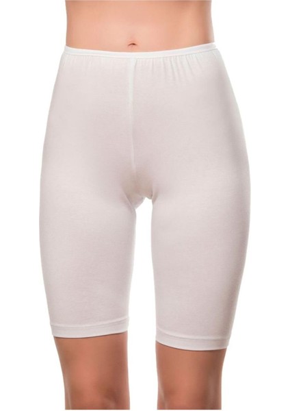 Kadın Likralı Esnek Yumuşak Pamuklu Örme Diz Üstü Tayt