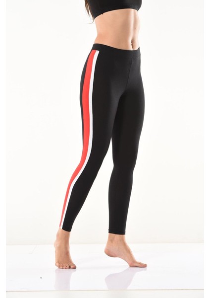 Iç Giyim Derya Kurşun Yüksek Bel Yandan Şeritli Sporcu Tayt indirimleri