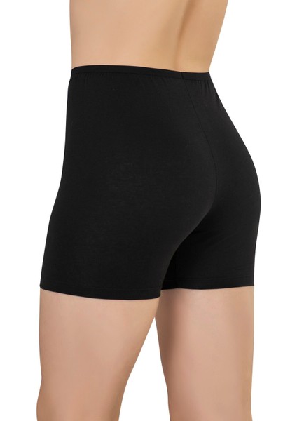 Kadın Pamuklu Likralı Ara Boy Diz Üstü Kısa Tayt Şort Boxer fiyatları