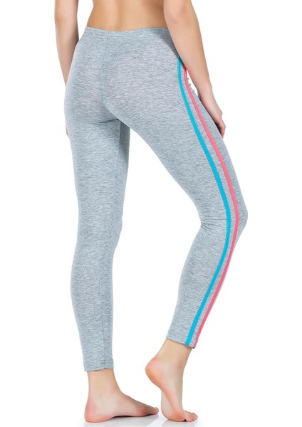 Iç Giyim Derya Kurşun Yüksek Bel Pamuk Kumaş Yandan Çift Şeritli Uzun Tayt fiyatları