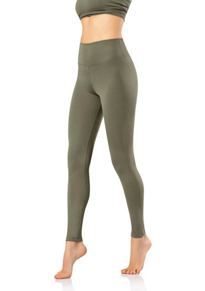 Iç Giyim Kota Yüksek Bel Dalgıç Fitilli Tayt