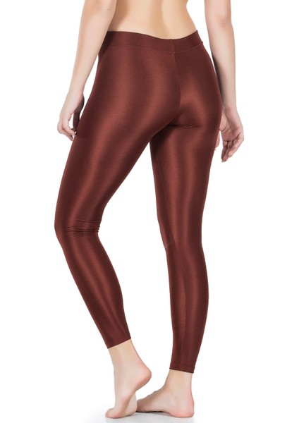 Iç Giyim Derya Kurşun Esnek Kumaş Rahat Kesim Yüksek Bel Parlak Disco Tayt fiyatları