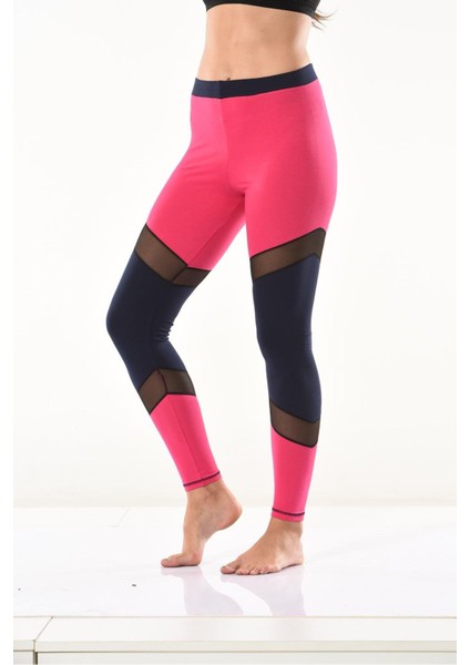 Iç Giyim Derya Kurşun Yüksek Bel Transparan Detaylı Sporcu Şık Tayt fiyatları