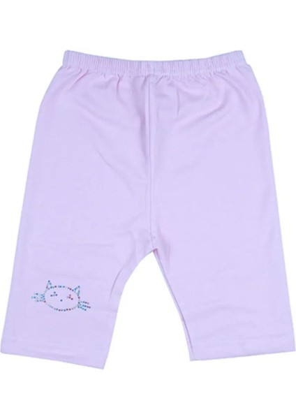 Ceylanoğlu Likralı Kız Çocuk Kısa Tayt 339 (3 Adet)