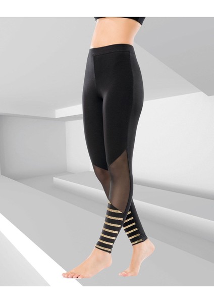 Iç Giyim Derya Kurşun Yüksek Transparan Parçalı Sporcu Tayt fiyatları