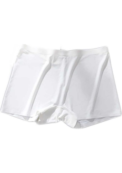 Kadın Dikişsiz Görünmez Iz Yapmaz Mini Şort Boxer Beyaz fiyatları