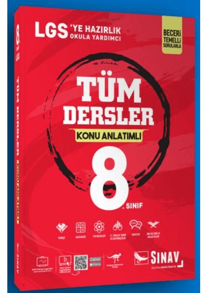 Sınav Kalitesinde 8. Sınıf Tüm Dersler Konu Anlatımlı