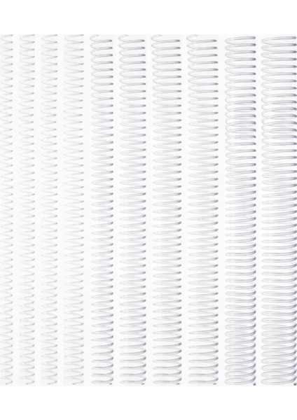 Şeffaf Plastik Helezon Spiral 20 Mm, 100 Adet, 4:1 Oranlı Kullanım Sağlar