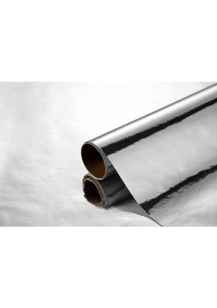 Yapışkanlı Folyo 2m Silver No:89, Şık ve Parlak Dekoratif Kaplama