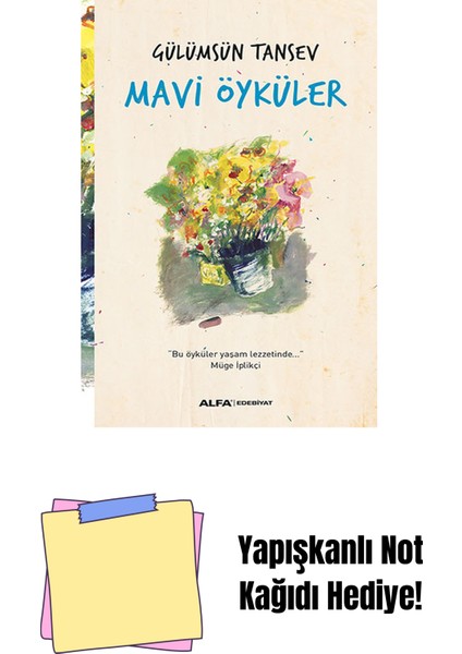 Mavi Öyküler + Yapışkanlı Not Kağıdı