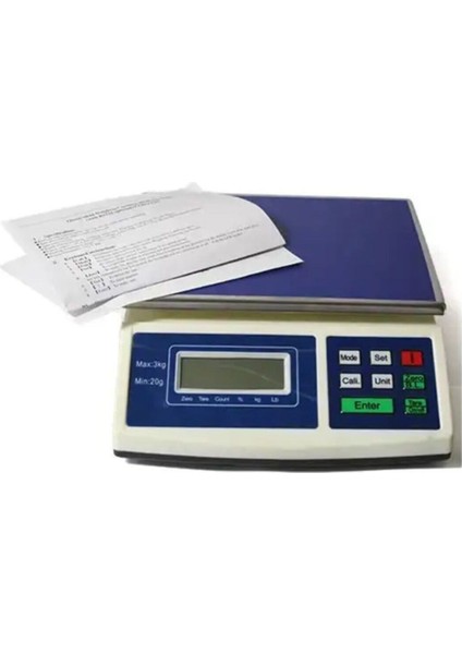 6 Kg, 0,2 G Hassas Dijital Tartım Terazisi, Yüksek Doğruluk ve Güvenilirlik