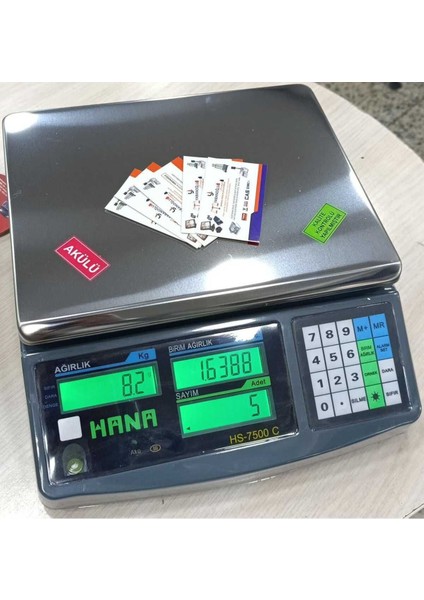 6 Kg, 0,2 G Hassasiyetli Adet Sayıcı Terazi, Güvenilir Ölçüm Cihazı