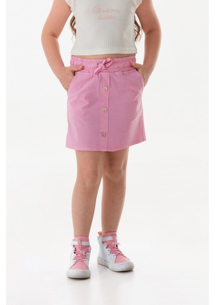 Beli Bağlamalı Düğmeli Kız Çocuk Etek fiyatları