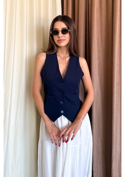 Kadın Arkası Kemerli Yelek 6796 fiyatları