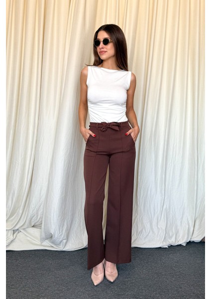 Kadın Kuşak Kemerli Bol Paça Pnt. 5014 fiyatları