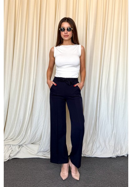 Kadın Kuşak Kemerli Bol Paça Pnt. 5014 fiyatları