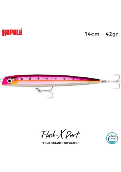 Flash-X Dart 14CM 42GR #hdpsrd Yem