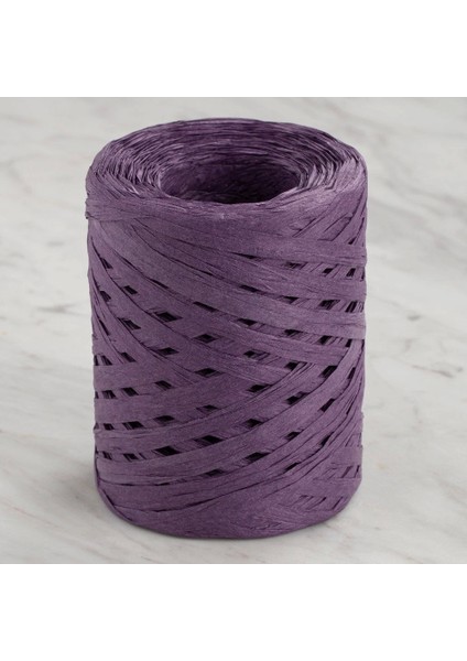 Natural Raffia 90 gr Mor Kağıt Ip - 42
