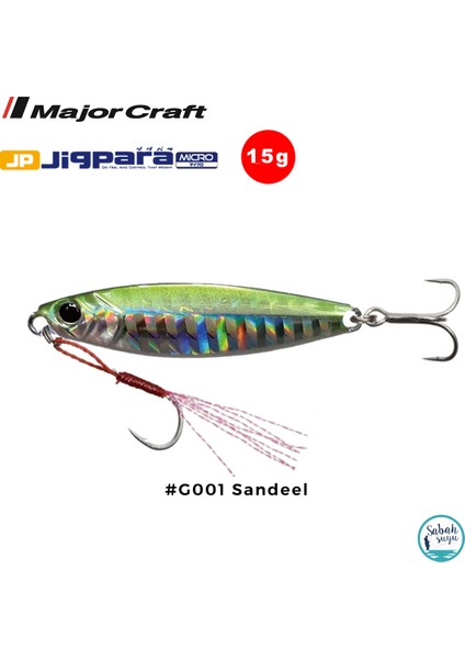 Jigpara Micro JPM-15GR 60MM #G001 Sandeel Yem