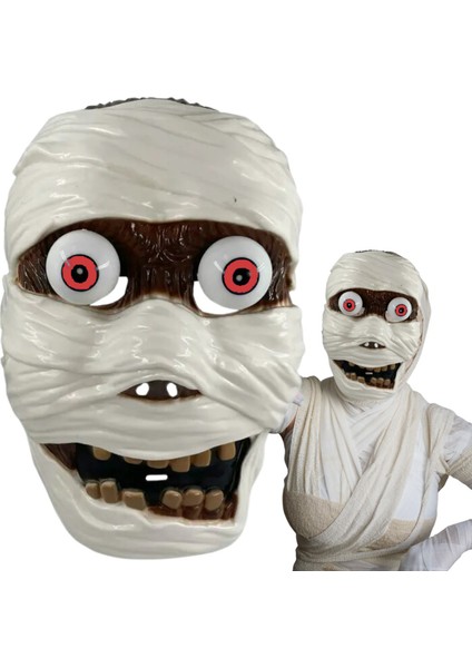 Sallanan Yaylı Oynar Gözlü Mumya Maskesi (4915) indirimleri