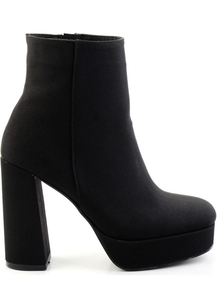 Mat Siyah Kadın Bot & Bootie K02527300138