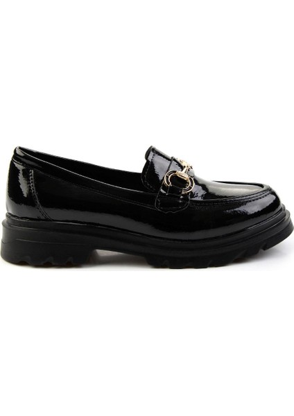 Siyah Kadın Loafer Ayakkabı K01257060998