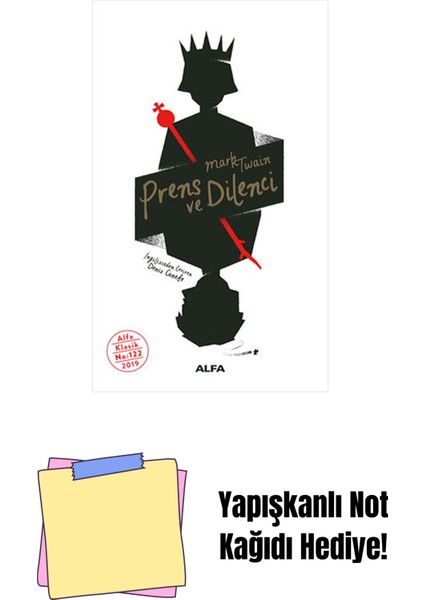 Prens ve Dilenci + Yapışkanlı Not Kağıdı