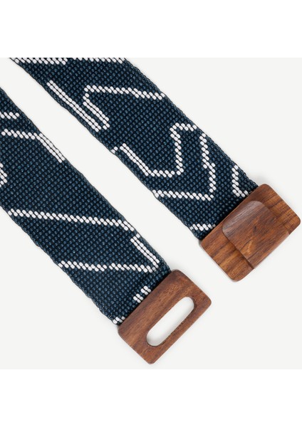 Çizgi Detaylı Elastik Boncuk Kemer fiyatları