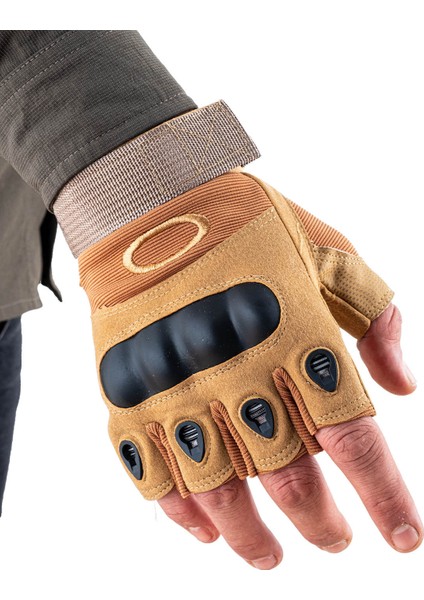 Parmaksız Kemik Taktikal Eldiven - Kum - 1108 fiyatları