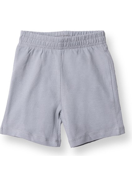 Erkek Bebek Basic Şort Reçme Paça