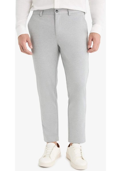 Jogger Fit Cepli Esnek Kumaş Düz Paça Pantolon T6317AZ25AU modelleri