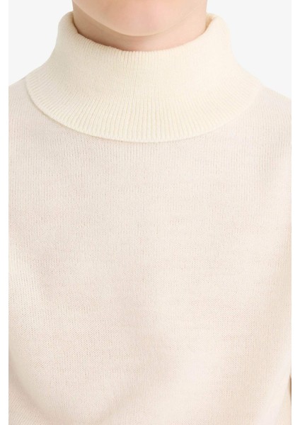 Erkek Çocuk Okul Yarım Balıkçı Yaka Triko Kazak F3737A825AU indirimleri