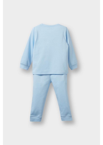 Erkek Bebek Pijama Takımı Baskılı Uzun Kollu Üst Uzun Alt F0547A525AU fırsatları