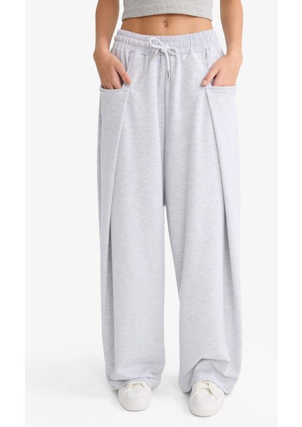 Coool Barrel Fit Beli Bağcıklı Geniş Paça Eşofman Altı F8745AX25AU fırsatları