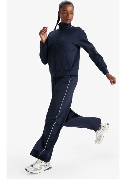 Fit Wide Leg Geniş Paça Cepli Biyeli Standart Boy İçi Yumuşak Tüylü Sporcu Pantolon F3846AX25AU fiyatları