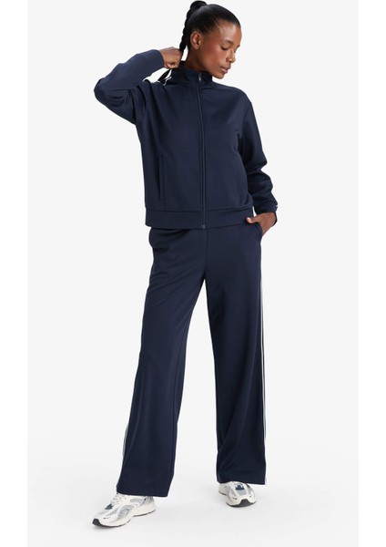 Fit Wide Leg Geniş Paça Cepli Biyeli Standart Boy İçi Yumuşak Tüylü Sporcu Pantolon F3846AX25AU modelleri