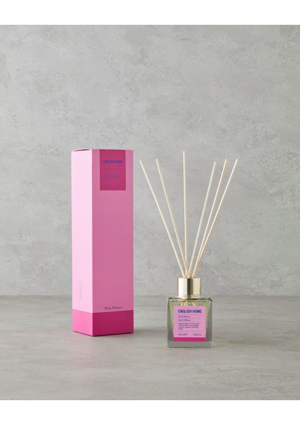 Pink Flower Çubuklu Oda Kokusu 100 ml Fuşya