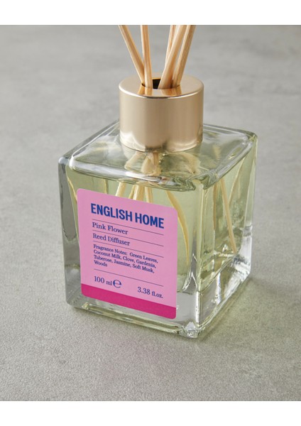 Pink Flower Çubuklu Oda Kokusu 100 ml Fuşya modelleri