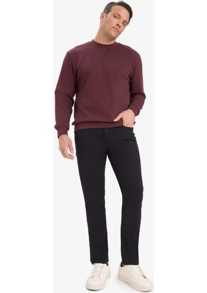 %100 Pamuk Regular Fit Bisiklet Yaka Sweatshirt E8339AX25AU fiyatları