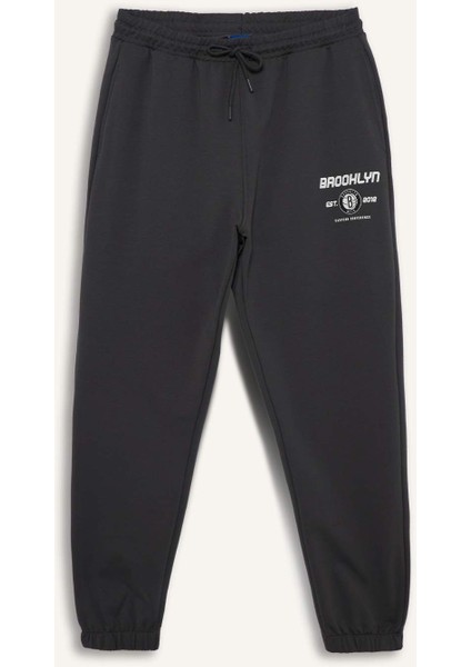 Fit NBA Brooklyn Nets Standart Fit Cepli Jogger E8757AX25AU