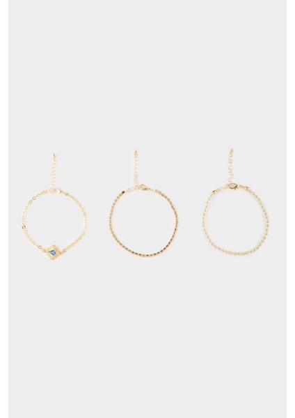 Kadın 3'lü Gold Bileklik F6622AXNS