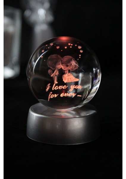 Sevgi Dolu Cam Küre Işıklı, Sonsuz Anlamlı Hediye modelleri