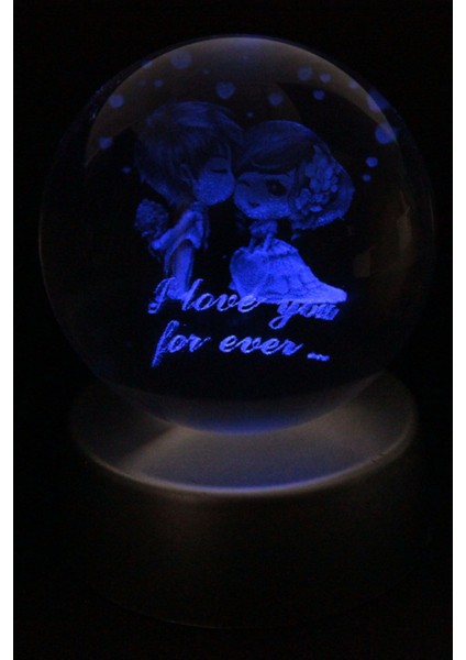 Işıklı Standlı Cam Küre Sevgili Modeli, Dekoratif ve Şık Tasarım fiyatları