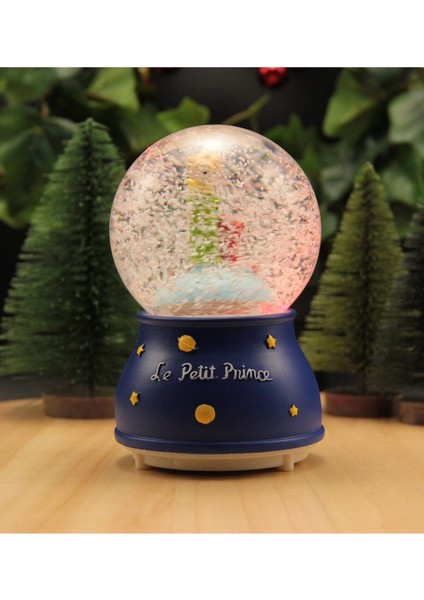 Renkli, Işıklı ve Müzikli Büyük Boy Prens Kar Küresi