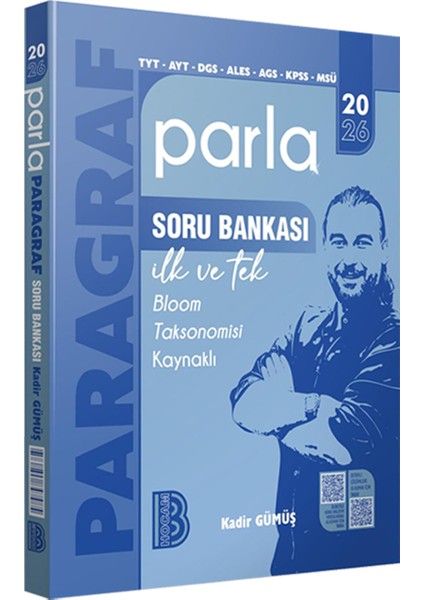 2026 Tyt-Ayt Parla Paragraf Soru Bankası-Konu Özetli Dil Bilgisi Soru Bankası(Kadir Gümüş) modelleri